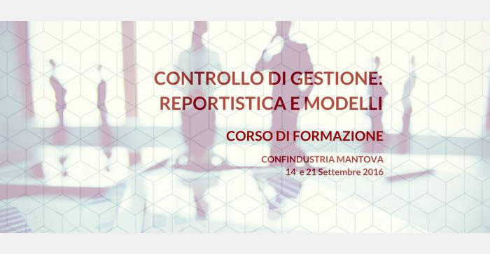 Corso di formazione "Controllo di Gestione: reportistica e modelli"