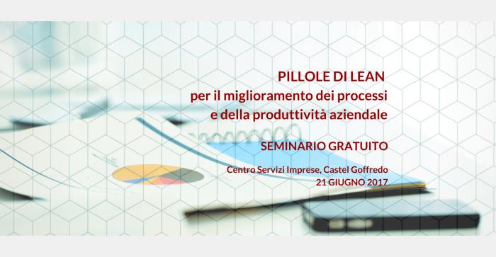 Pillole di Lean: seminario gratuito