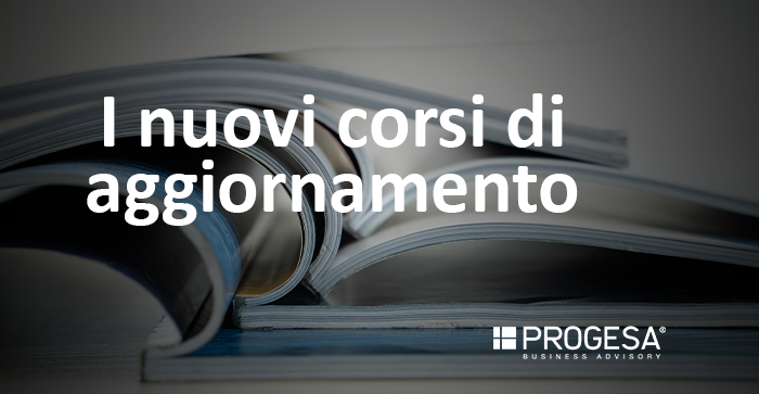 Nuovi corsi di aggiornamento nel nostro catalogo E-Learning