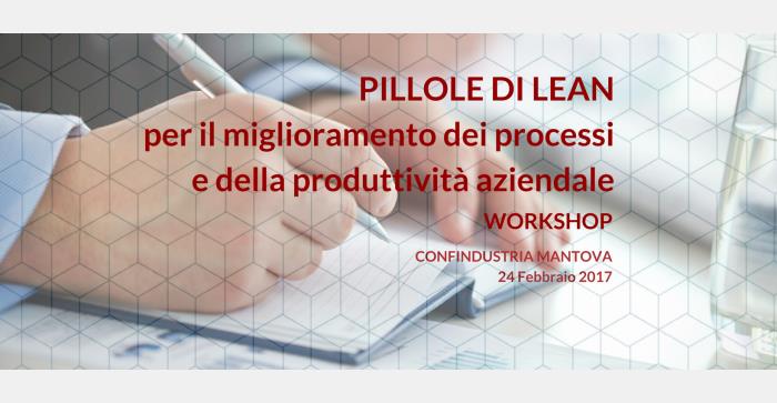 Workshop: Pillole di Lean